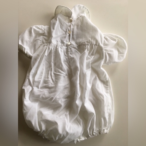 Vintage Handmade Smocked Baby Romper - Picture 6 of 6